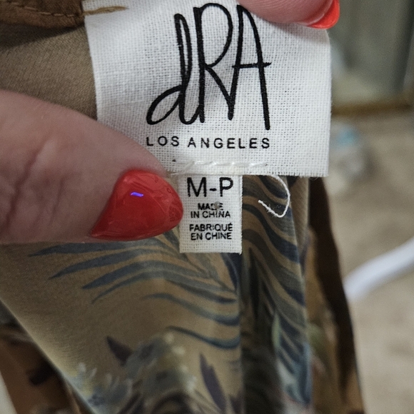 Anthropologie dRA Angeles Printed FlutterSleeve Shirtdress Multi.Size MP - Picture 3 of 16